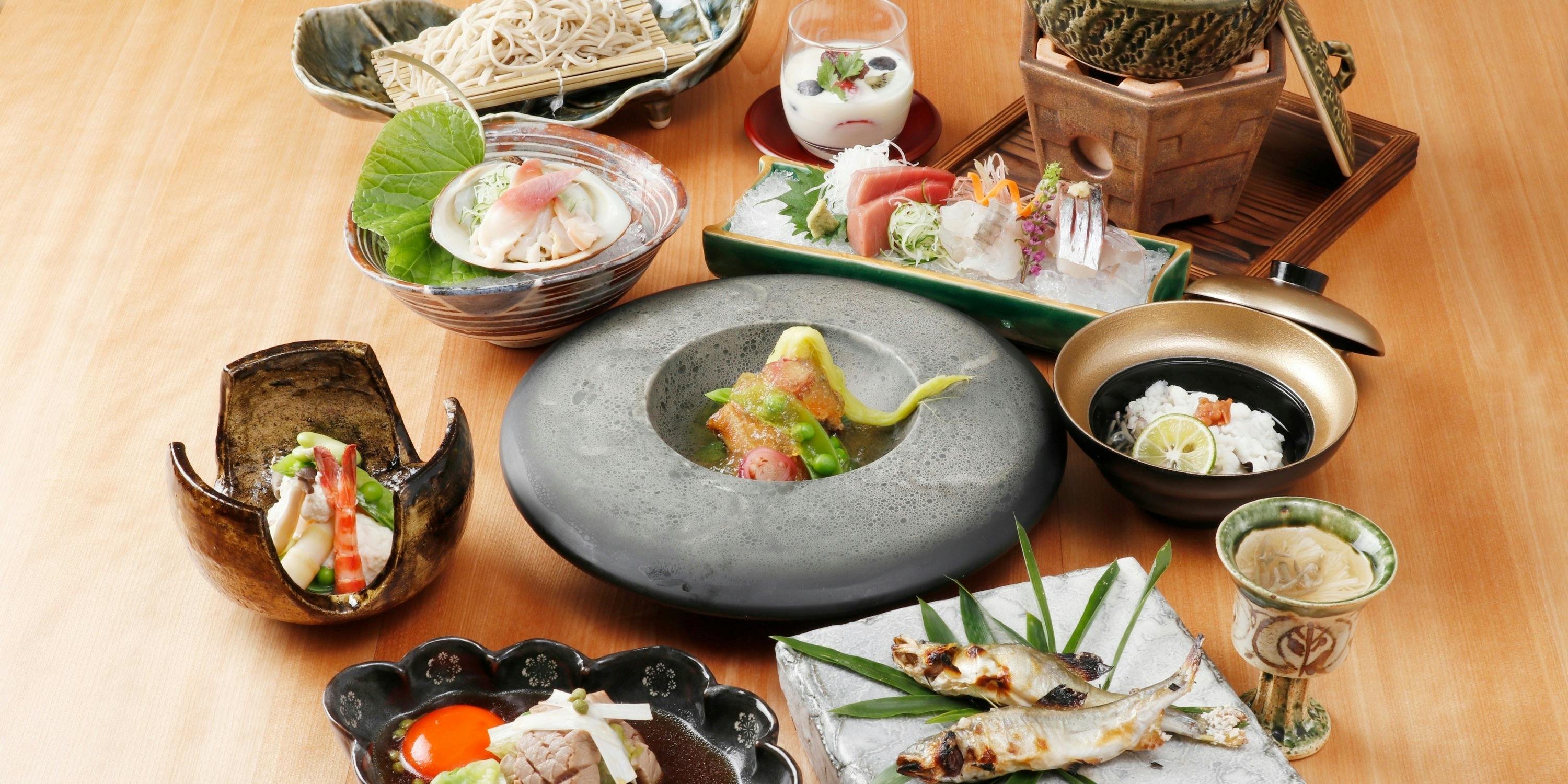 【おすすめ会席】料理長厳選の旬食材を贅沢にご堪能 全8品