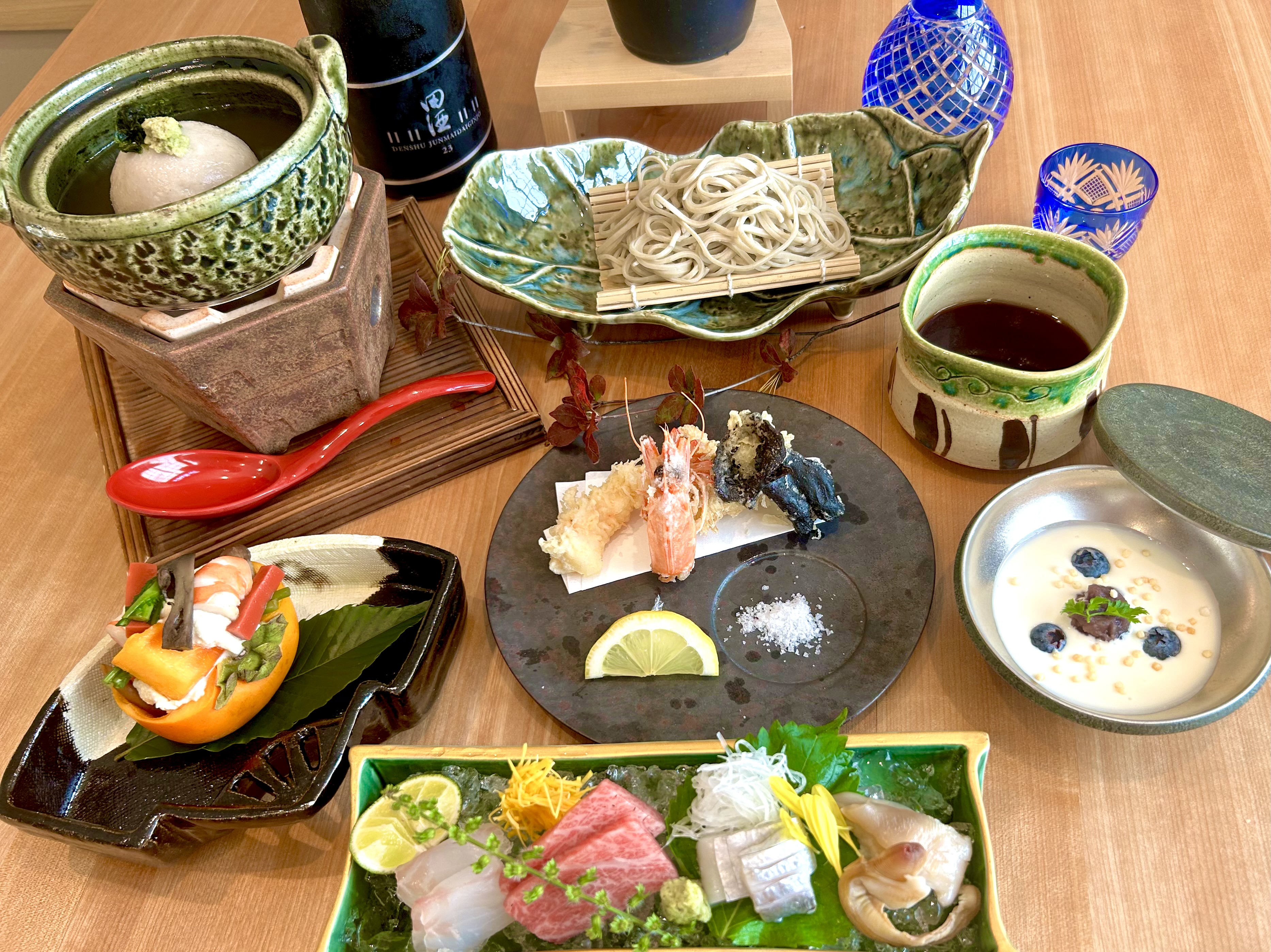 【秋の新そばミニ会席】秋の香り高い新そばと旬の味覚を楽しむ