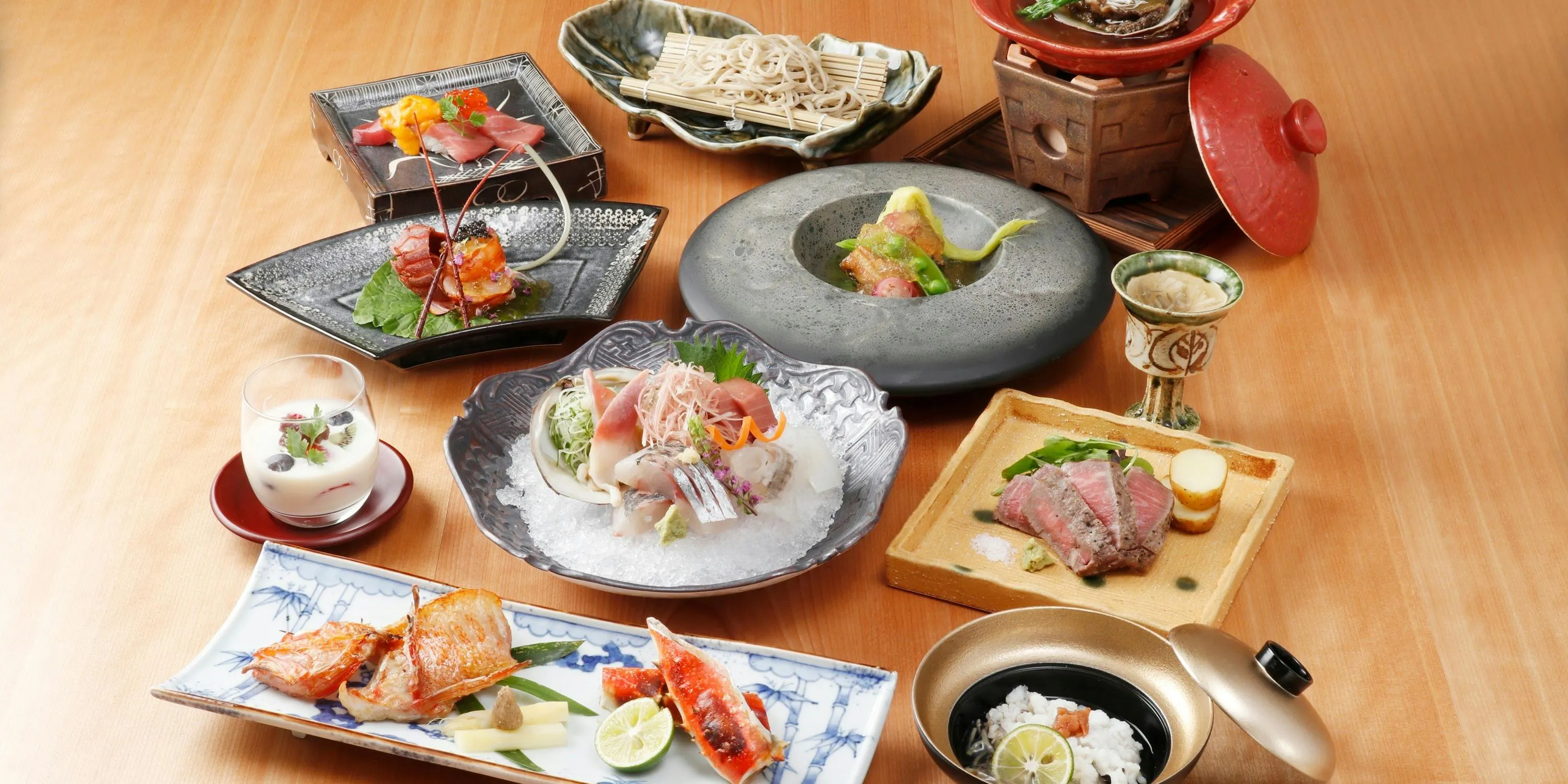 【特選おすすめ会席】料理長厳選の旬食材を贅沢にご堪能 全10品