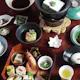 【昼席 松葉(しょうよう)】先付け、八寸盛り、湯豆腐など