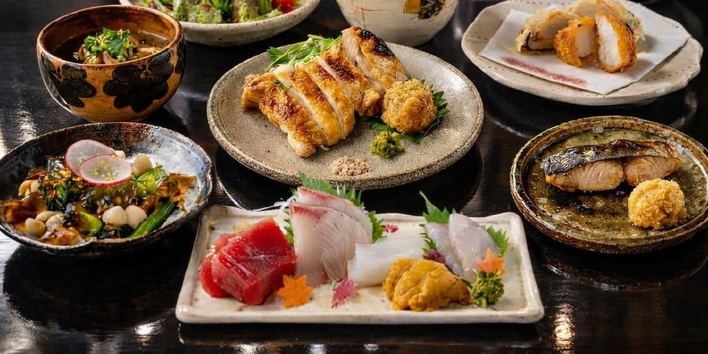 高轮别邸限定套餐～寺新鸡盐烤与时令鲜鱼～（包间保证）
