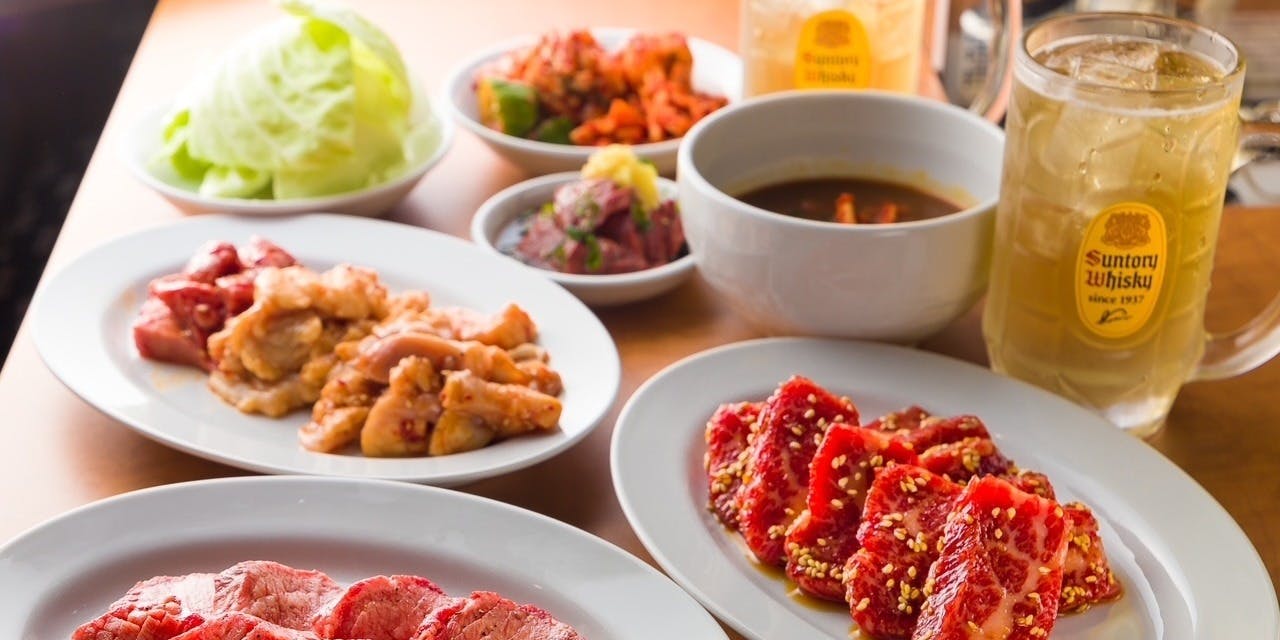 Yacchan Premium Meat Course [9 Dishes Including Thick-Cut Tongue, Lean Meat, and Offal]