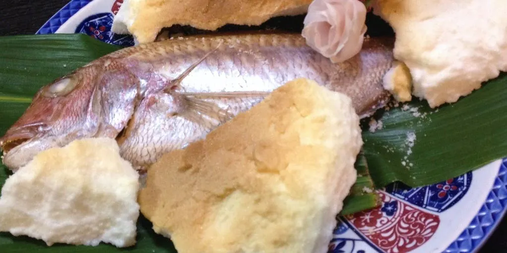 【お祝いコース】先付、煮物、焼き物「鯛の塩釜焼」、揚物、水物など全7品