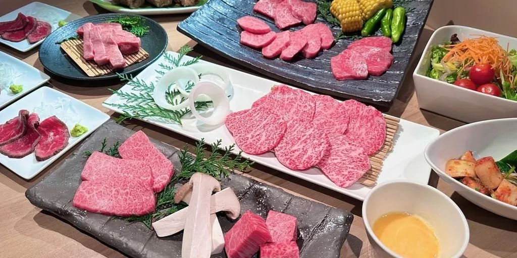 【9,500円特別コース】厚切りタン、和牛角切りヘレとな本日の特選牛ど全9品