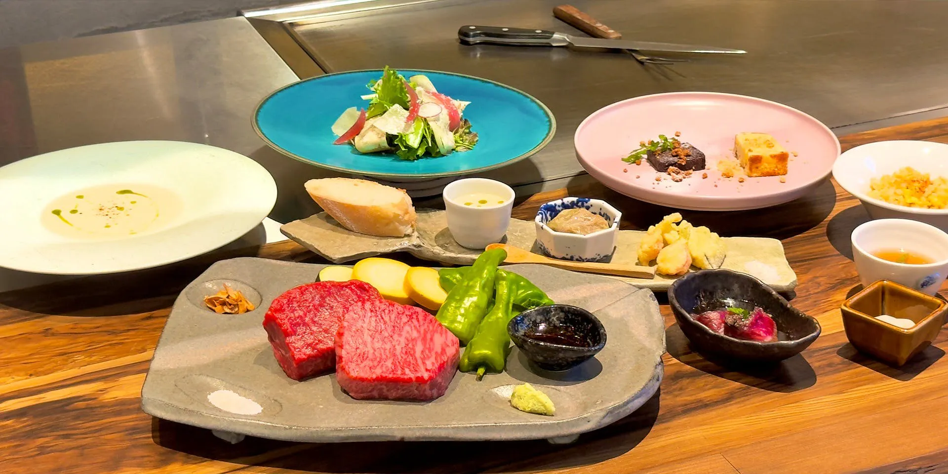 【季節のスペシャルコース】前菜から焼き物、メインは黒毛和牛サーロインなど