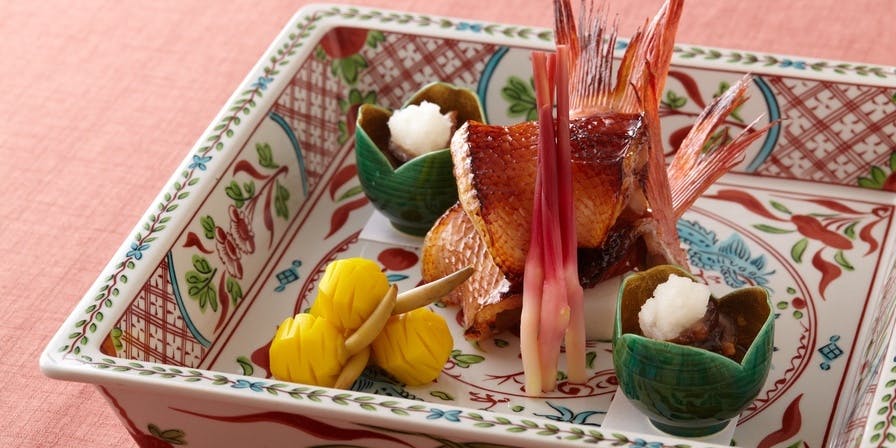 【脇本陣】先付、造里、天婦羅、食事など全6品