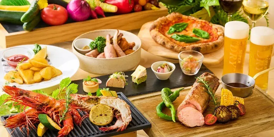 【フレンチバルプラン】スパークリング含む90分飲み放題付 前菜盛り合わせ、肉料理など全6品
