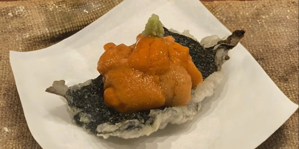 [Special Selection of Kappo and Tempura] A Luxurious 14-Course Menu Featuring 6 Kinds of Tempura, Sea Urchin, Japanese Black Wagyu Beef, and Truffle