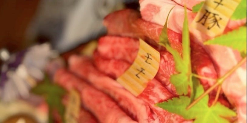 [Sukiyaki Course: 7 Dishes] Luxurious Sukiyaki with Wagyu Sirloin, Reihoku Akaushi Beef, and Shimanto Pork + 2 Hours of All-You-Can-Drink Including Japanese Sake
