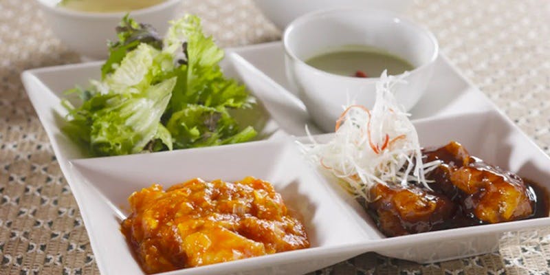 【ランチ】鮑や名物陳麻婆豆腐を楽しむ贅沢ランチコース 全7品