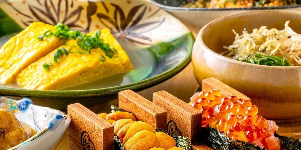 [Casual Seasonal Flavors] The chef’s proudly presented kappo course featuring seasonal ingredients — 6 dishes