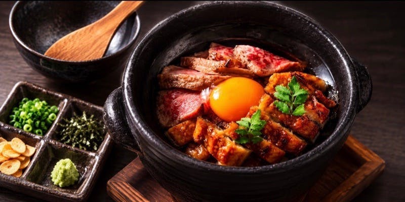 [New Course Commemoration] Enjoy Yakiniku and Charcoal Grilling | 14 Dishes Including Kobe Beef, Premium Kobe Beef, and Clay Pot Rice with Eel