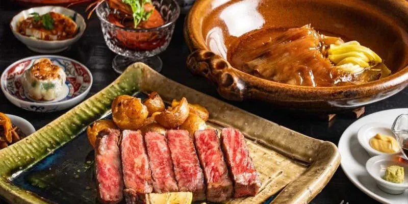 【魚翅與和牛牛排套餐】