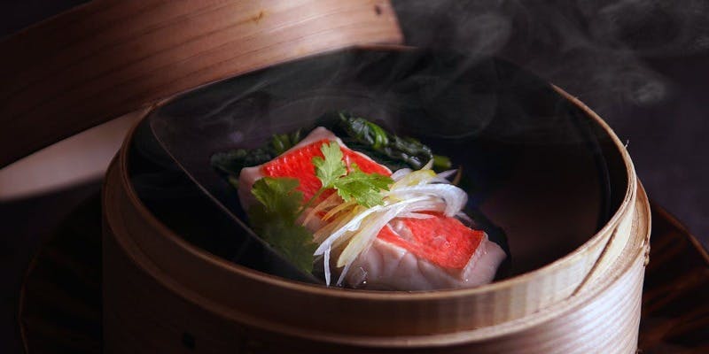 【鮑・金目鯛・姿ふかひれ】珠玉の海鮮ランチ「木蓮 / Mokuren 」 