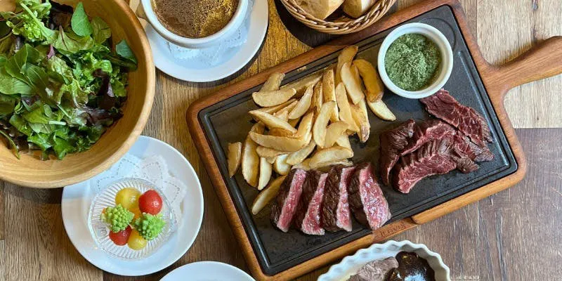 【熟成肉150gとハラミステーキ50g！Bコース】