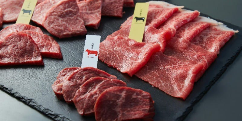 ランチIコース×自家製の前菜やサラダ、10種のお肉盛り合わせ