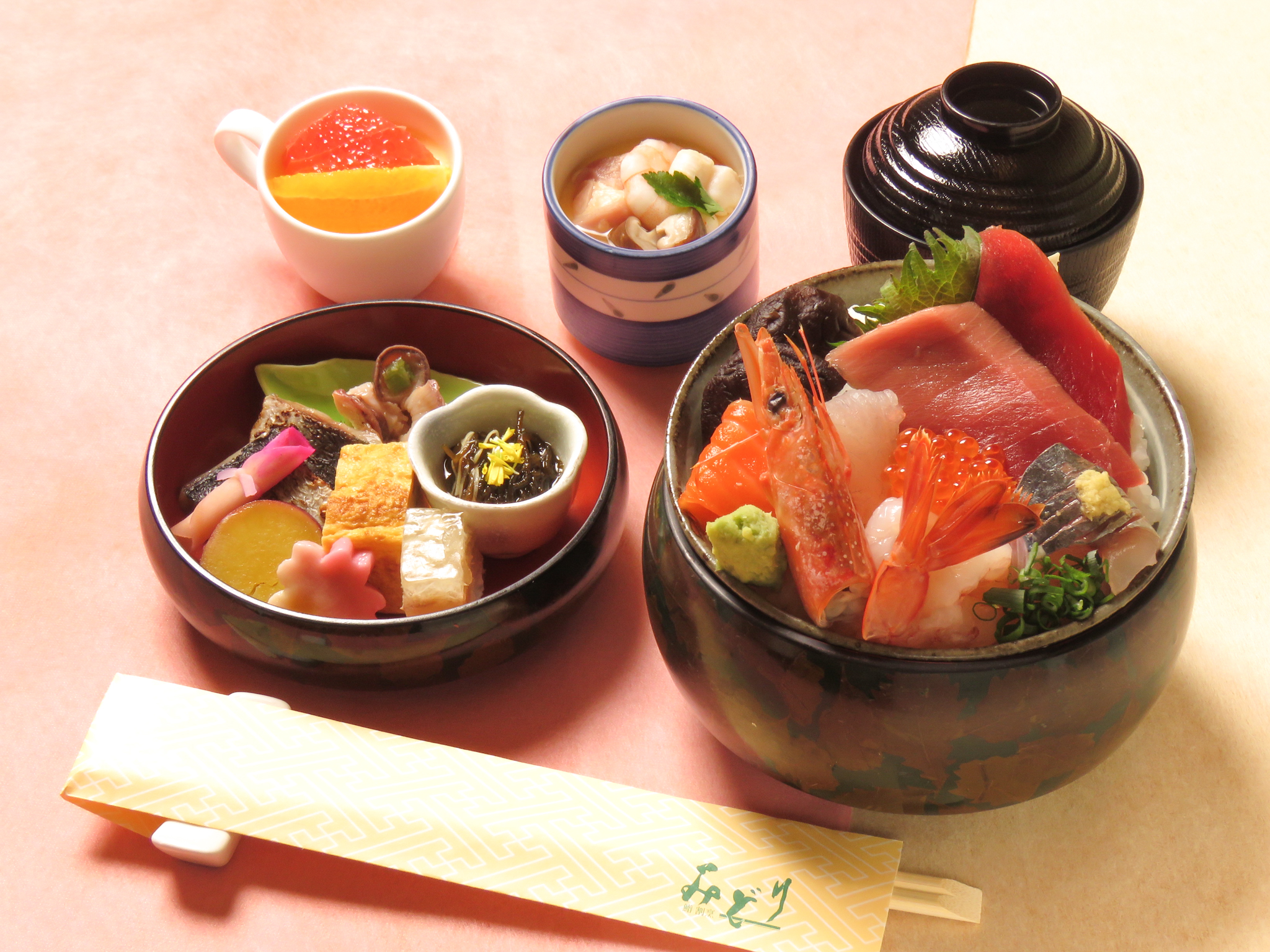 本日的海鮮丼午餐套餐