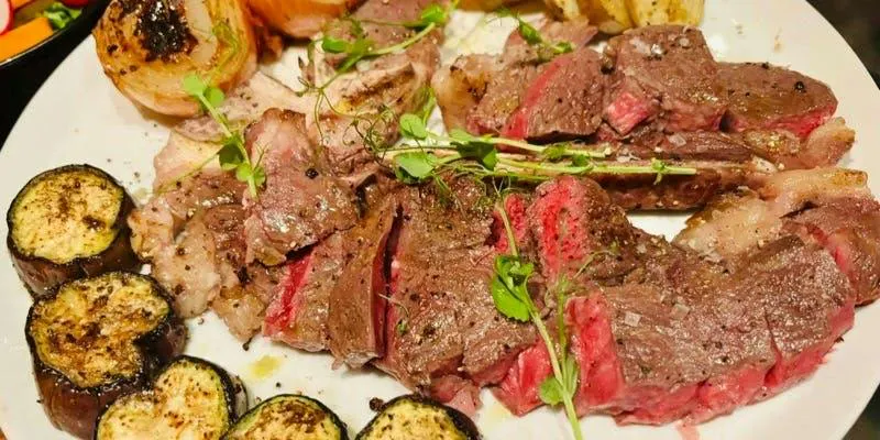 Course featuring 500g of Domestic Premium Aged T-Bone Steak