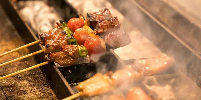 【개인실 한정】OMAKASE 프리미엄 / 무한 꼬치 × 코스 요리 전 10품