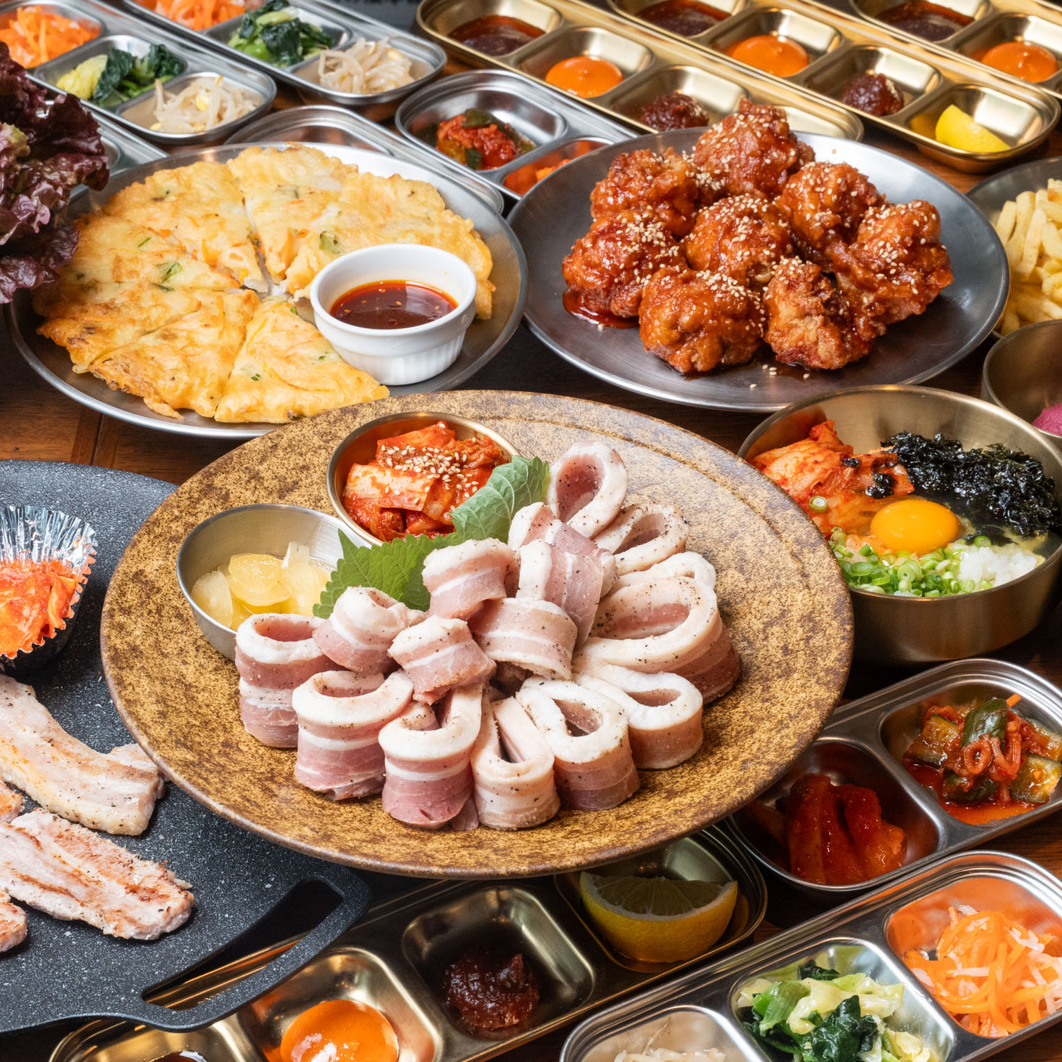 전 9품 삼겹살 코스