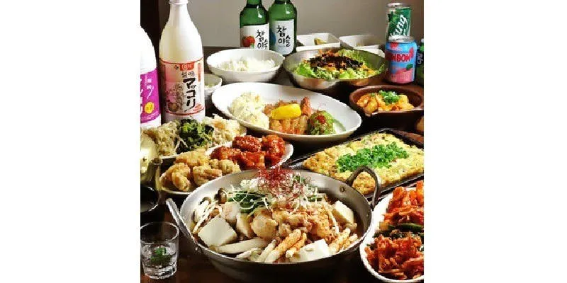 기력 만점! 「신! 한국 곱창전골 코스」