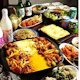 Indulge in the melting cheese and spicy chicken with our "Cheese Dak-galbi Course".