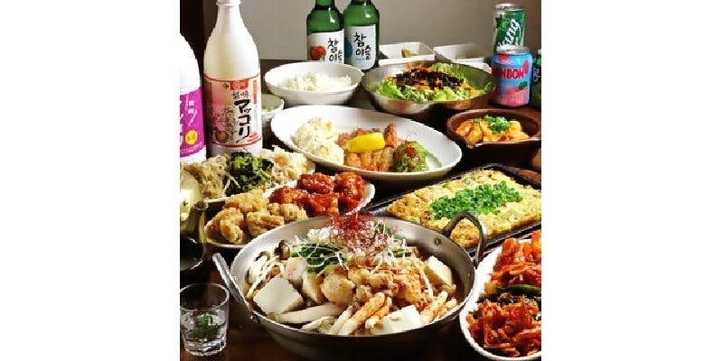 スタミナ満点！「韓国もつ鍋コース」