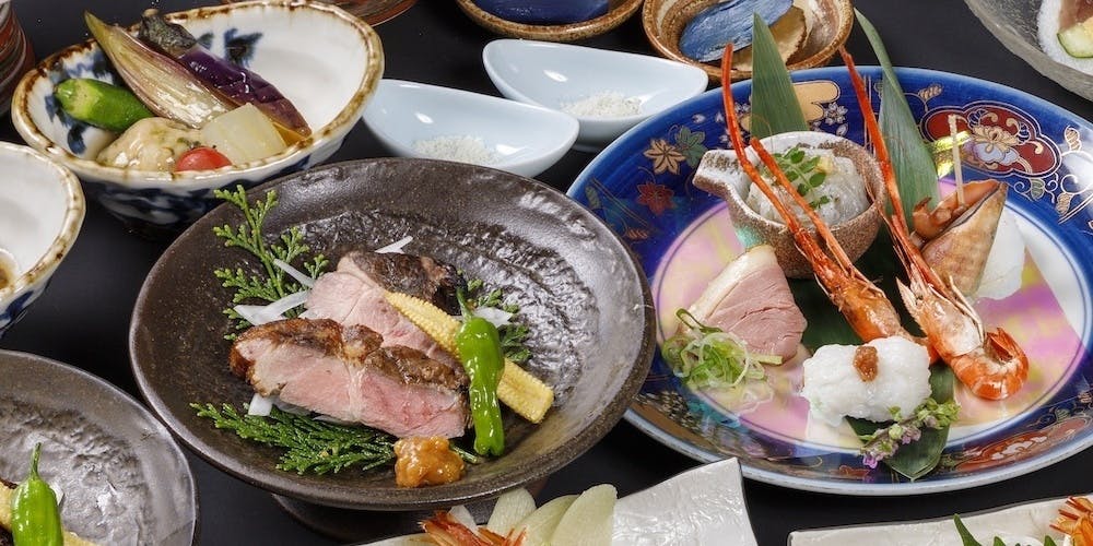 【土佐の味覚を楽しむ】かつをの藁焼きや季節の味覚を味わう全15品　はりまやコース