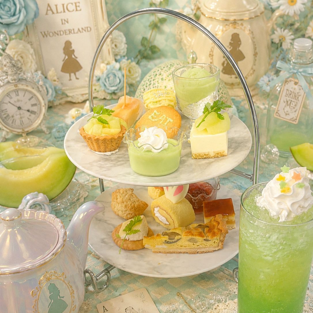 夏季甜點★哈密瓜下午茶