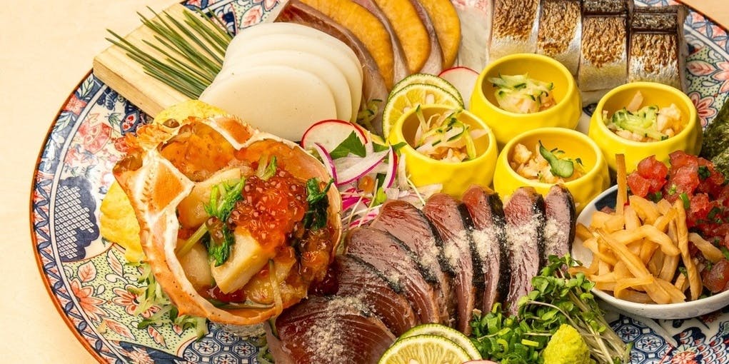 【暁焼 －あかつき－】豪華さわち盛りと鶏すき鍋 2時間飲み放題付