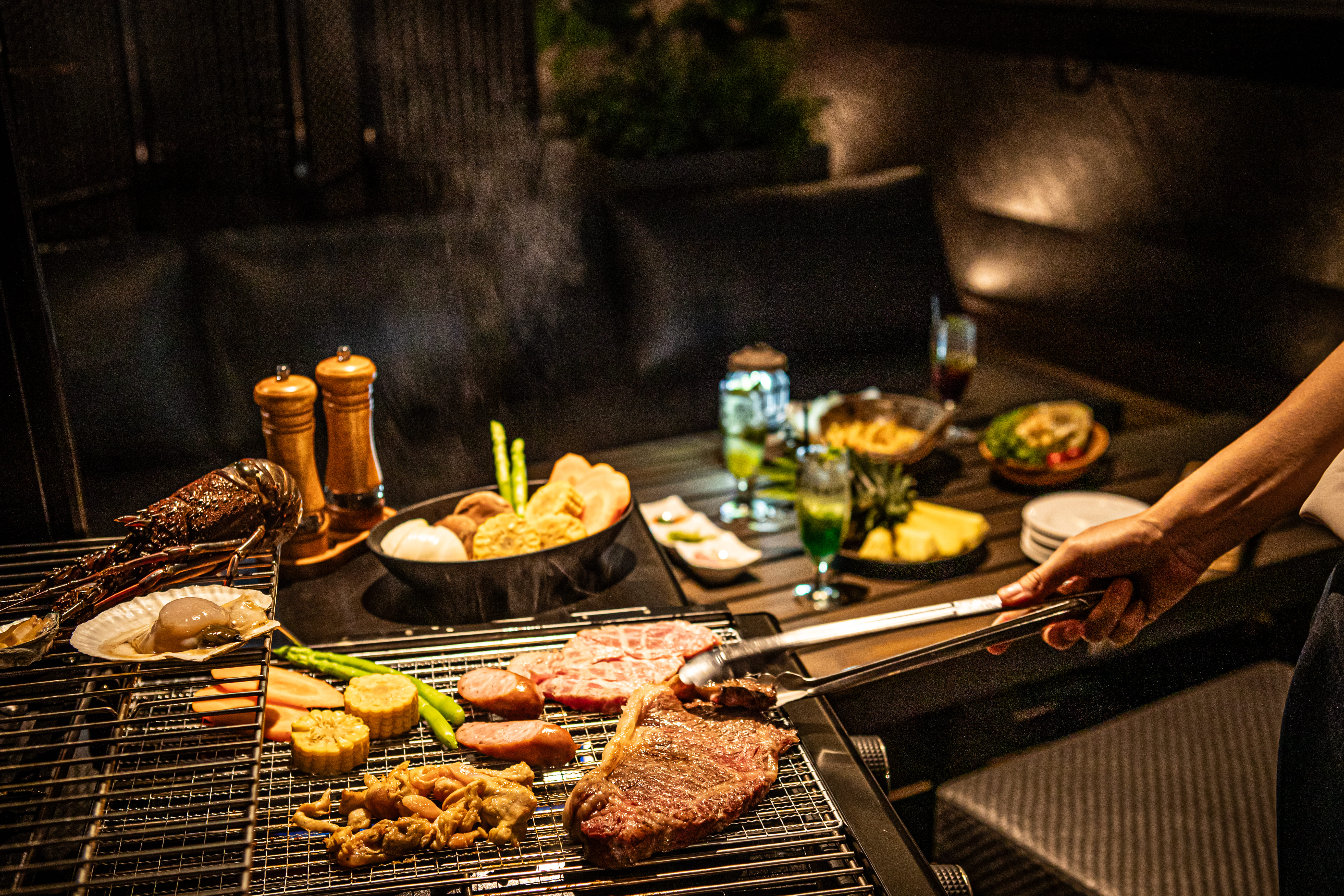 [Air-Conditioned Semi-Private Terrace] Various Private BBQ Plans with 2 Hours of All-You-Can-Drink