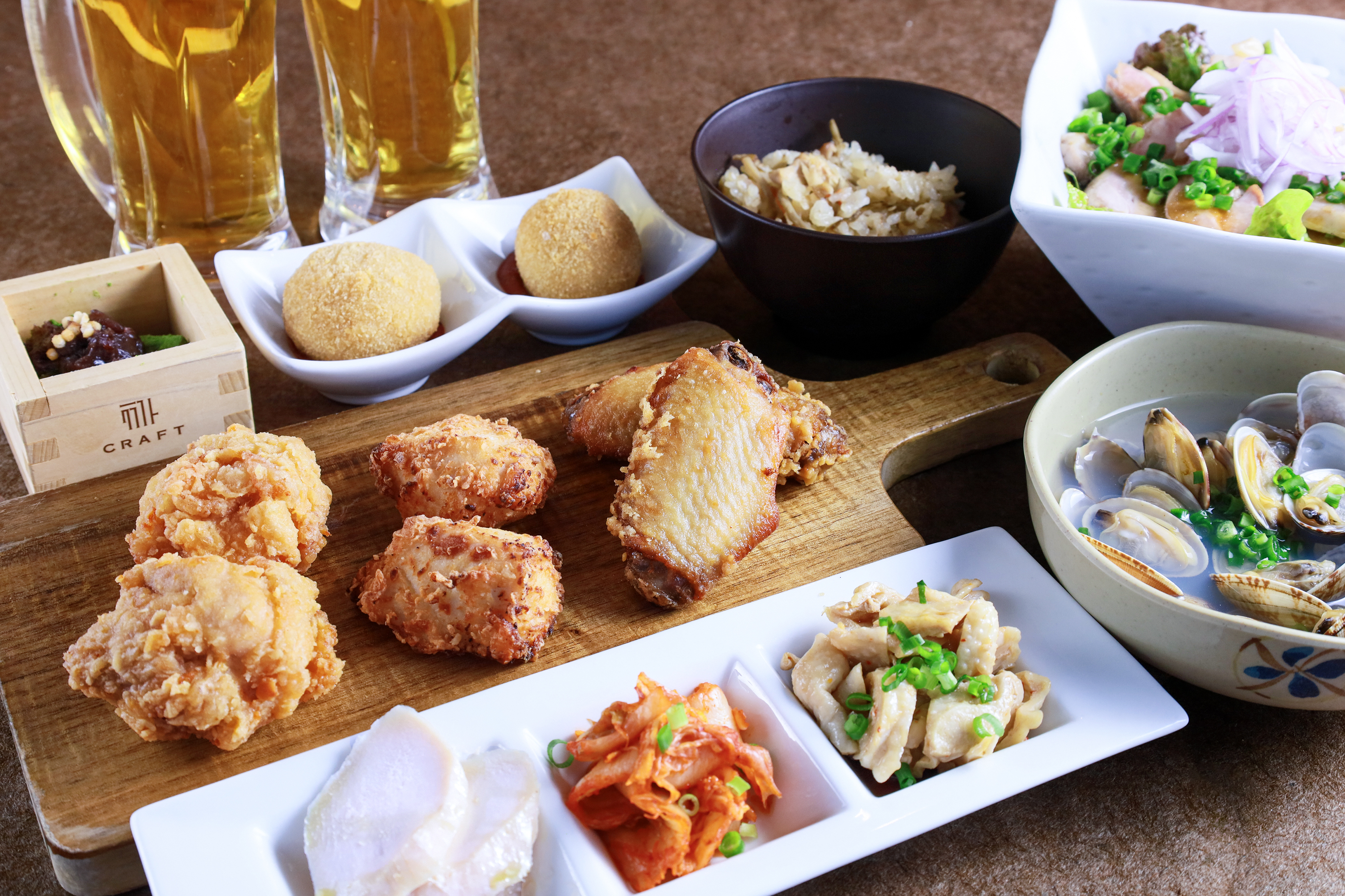 【一押し】鶏を堪能コース　2時間飲み放題付　全7品
