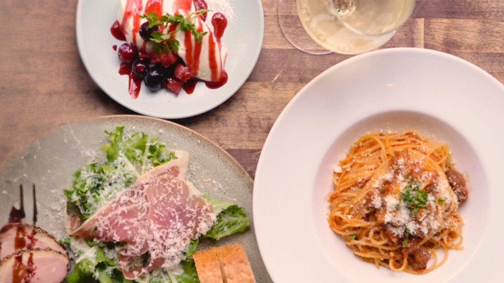 Smart Lunch Course: Colorful One-Plate Dish and Choice of Pasta