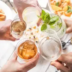 新橋店限定　特別プラン（6品2時間アップグレード飲み放題＋スパークリングワイン付）