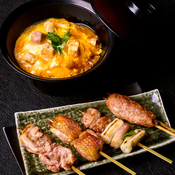 ◇店長一押し◇ 飲み放題2h付 焼鳥と究極の親子丼コース【全11品】¥7,500