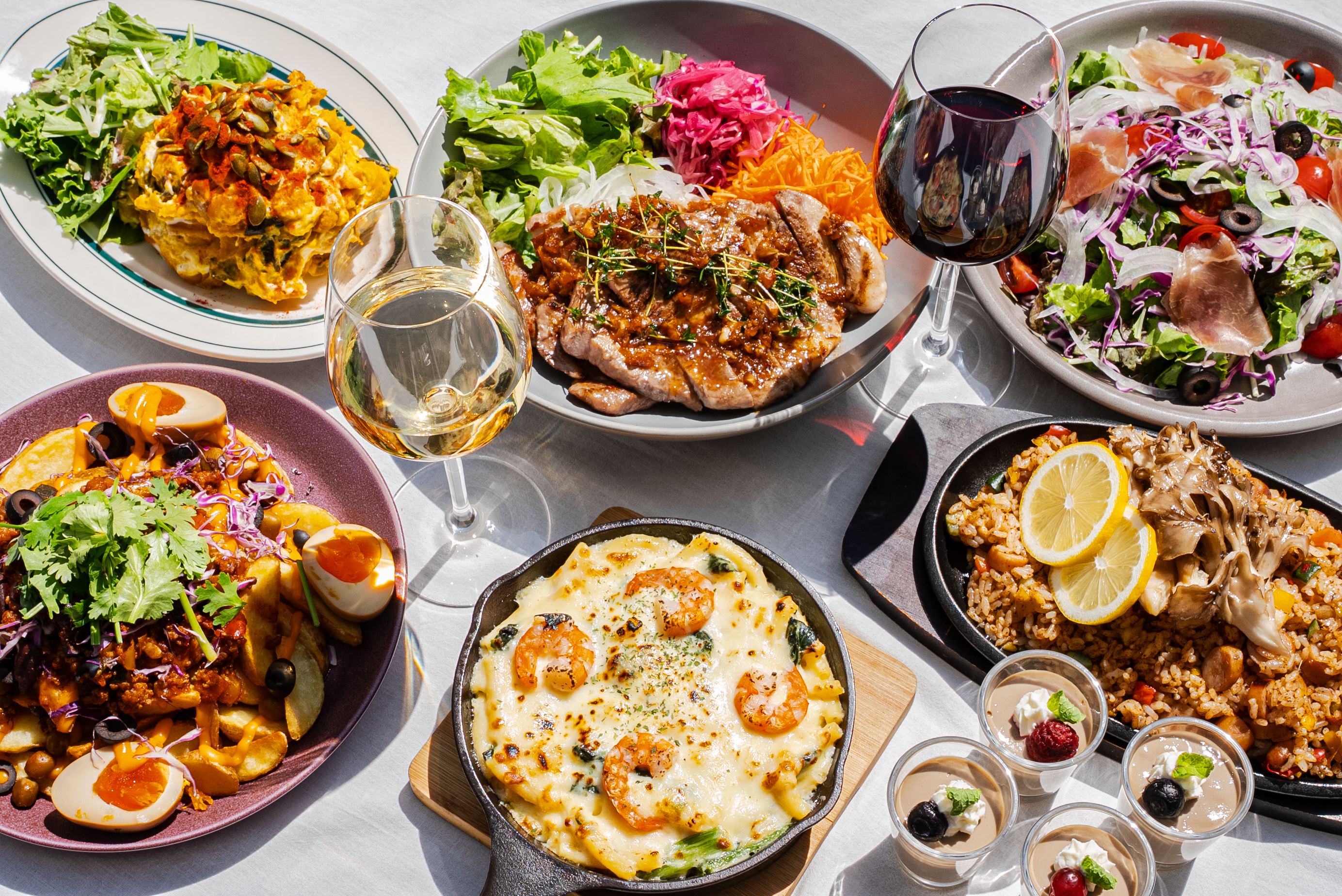 [Most Popular No.1] Includes 2 hours of all-you-can-drink | 8LOUNGE Recommended Standard Plan 7 Courses ￥5,000(税込)